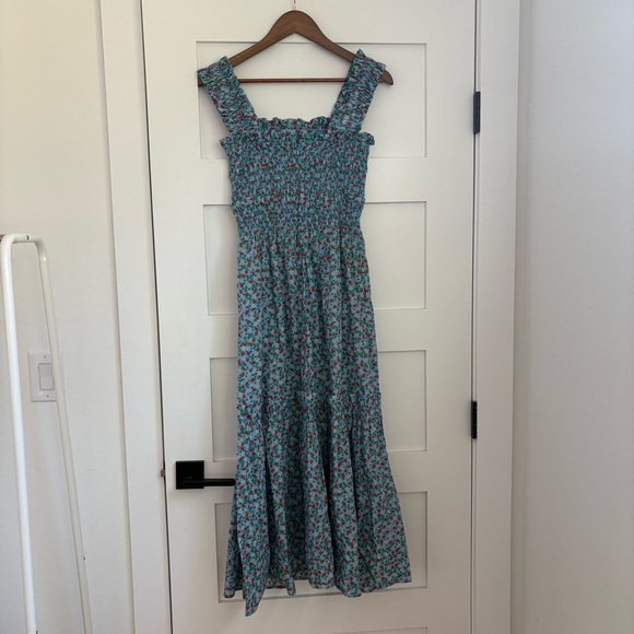 Sea New York Lilly Smocked Strawberry Midi Dress - Picture 8 of 9